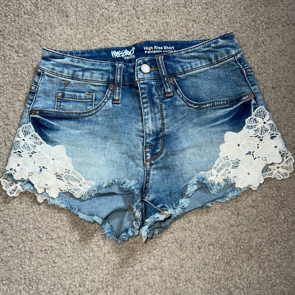 Target High Rise Jean Shorts